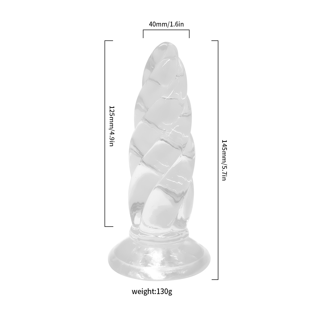 Dildo Anal Twister 2 5